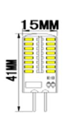 G4-3014B-64LED AC110V/220V G4 SMD LED Light Bulb