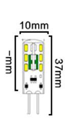 G4-3014-24LED AC/DC12V G4 SMD LED Light Bulb