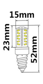 E12-3014B-57LED AC/DC 12V E12 SMD Corn LED Bulb