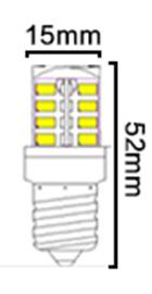 E14-2835BD-32LED AC110V/220V E14 SMD Corn LED Bulb